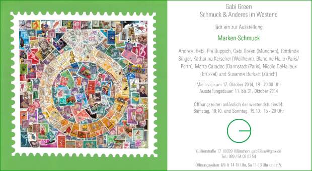 Einladung Marken-Schmuck Studio Green