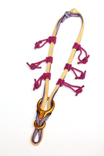 Day 7. Learning the ropes. Upcycled ropes, straps and metal. © Blandine Halle 2015